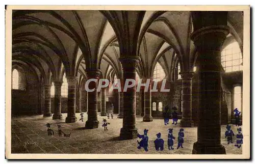 Mont Saint mcihel Cartes postales Abbaye SAlle des chevaliers