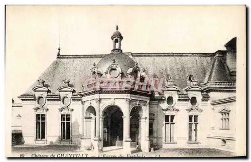 Chateau de chantilly Ansichtskarte AK L&#39entree du vestibule