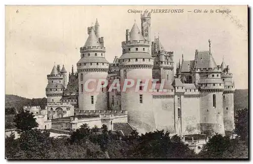 Ansichtskarte AK Chateau de Pierrefonds Cote de la chapelle