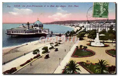 Ansichtskarte AK Nice La jetee promenade et la baie des anges