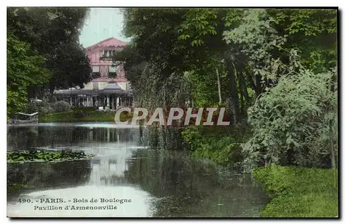 Paris Cartes postales Bois de Boulogne Pavillon d&#39Ermenonville