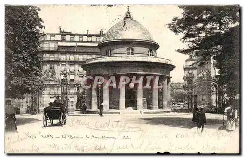 Paris Cartes postales La rotonde du Parc Monceau