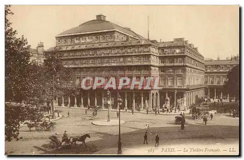 Paris Cartes postales Theatre francais