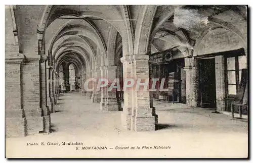 Cartes postales Montauban Couvent de la place nationale