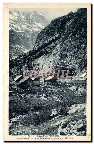 Cartes postales Massif du pelvoux Aile froide et pointe de Claphouse