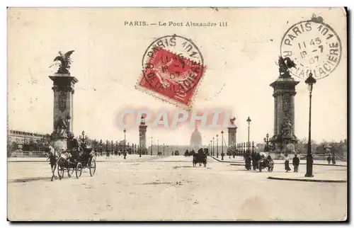 Paris Cartes postales Le pont Alexandre III