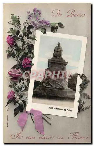 Paris Cartes postales Monument de Pasteur