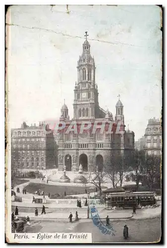 Paris Ansichtskarte AK Eglise de la Trinite