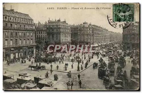 Paris Cartes postales Place et avenue de l&#39opera