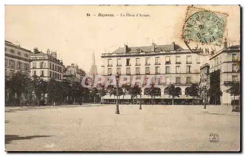 Bayonne Cartes postales Place d&#39armes