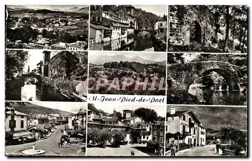 Saint Jean Pied de Port Cartes postales moderne Vue generale sur le col d&#39Ispeguy Maisons basques