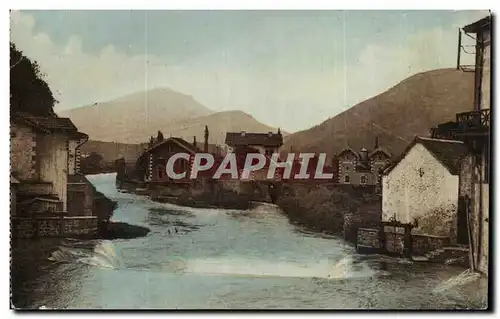 Cartes postales Pays basque La Nive a Saint Jean Pied de Port