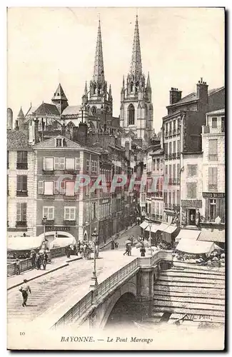 Cartes postales Bayonne le pont Marengo