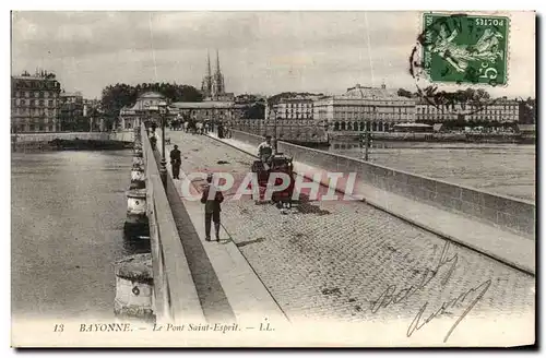 Bayonne Cartes postales Le pont Saint Esprit