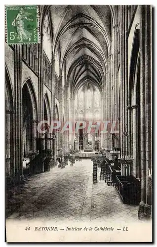 Bayonne Cartes postales Interieur de la cathedrale