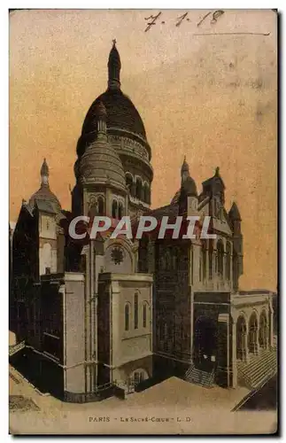 Cartes postales Paris le sacre coeur