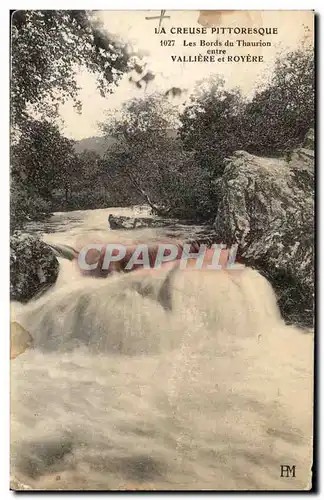 Ansichtskarte AK La Creuse Les bords du Thaurion entre Valliere et Royere