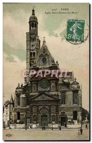 Paris Cartes postales Eglise Saint Etienne du Mont