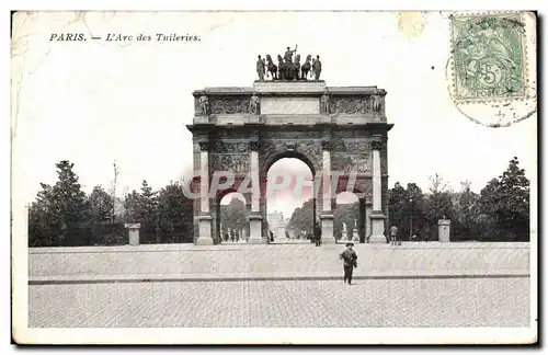 Paris Cartes postales Arc des Tuileries