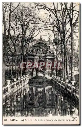 Paris Cartes postales Fontaine de medicis Jardin du Luxembourg