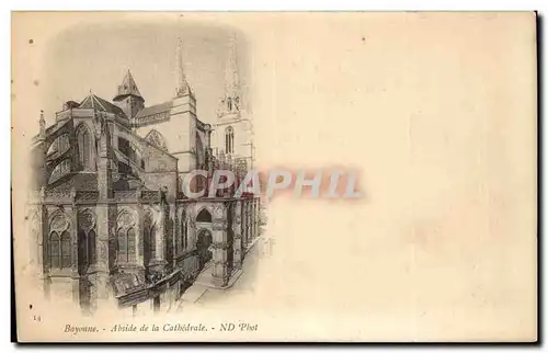 Bayonne Cartes postales Abside de la cathedrale