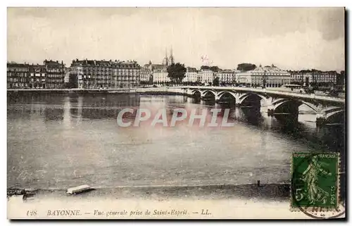 Bayonne Ansichtskarte AK Vue generale prise du St Esprit