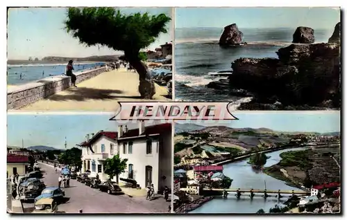 Hendaye Cartes postales moderne La plage Poste de douane