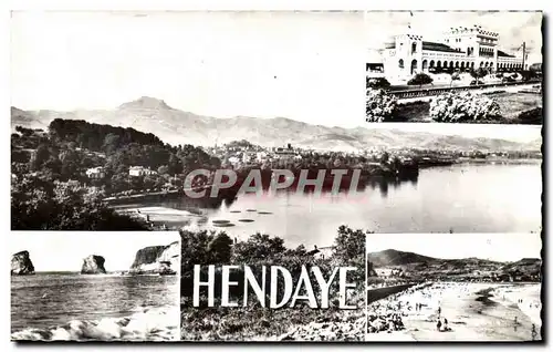 Hendaye Cartes postales moderne Frontiere Franco espagnole