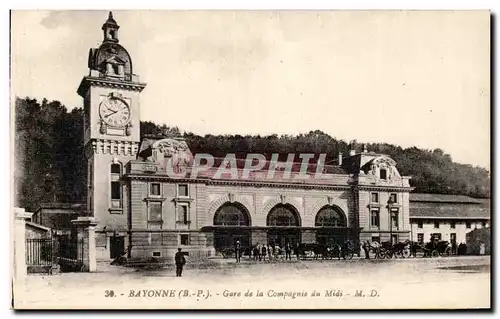 Bayonne Cartes postales Gare de la compagnie du Midi