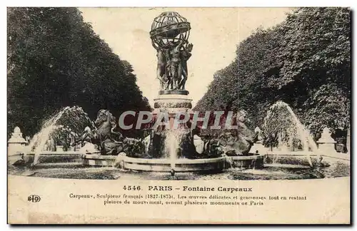 Paris Ansichtskarte AK Fontaine Carpeaux