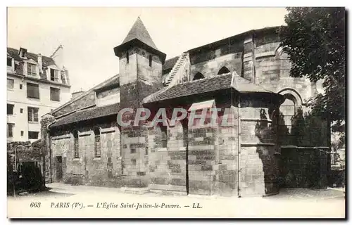 Paris Ansichtskarte AK Eglise Saint Julien le Pauvre