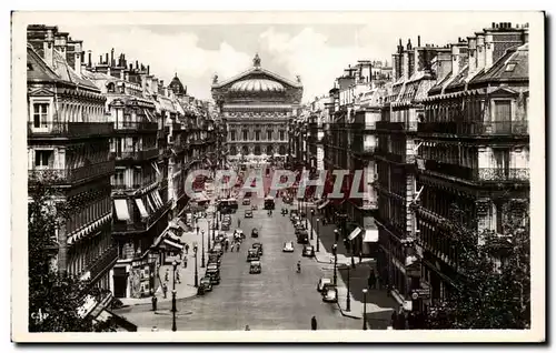 Paris Ansichtskarte AK Avenue de l&#39opera Vue prise du grand hotel du Louvre