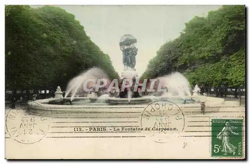 Paris Ansichtskarte AK Fontaine de CArpeaux