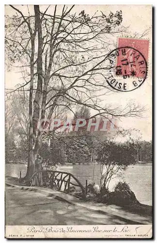 Paris Cartes postales Bois de Vincennes Le lac