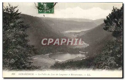 Gerardmer Cartes postales La vallee des lacs de longemer et Retournemer