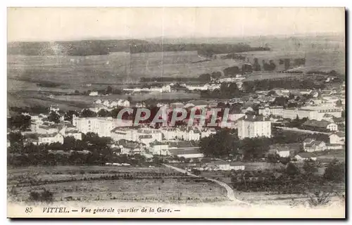 Vittel Cartes postales Vue generale prise de la gare