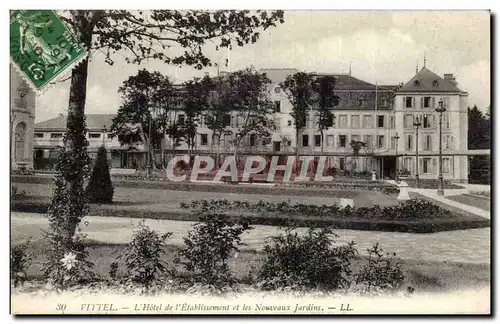 Vittel Ansichtskarte AK L&#39hotel de l&#39etablissement et les nouveaux jardins