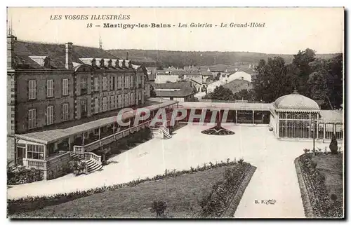 Martigny les Bains Cartes postales Les galeries Le grand hotel