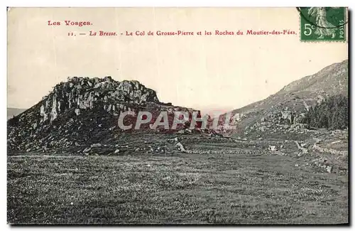 La Bresse Ansichtskarte AK Le col de GRosse pierr et les roches de Moutier des Fees