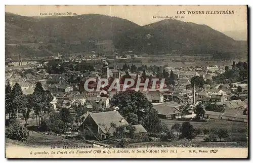 Remiremont Cartes postales Vue generale prise du pied du port du Portmont Foret de Fossard Saint Mont