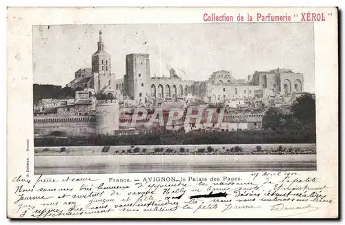 Ansichtskarte AK Collection de la parfurmerie Xerol Avignon Palais des Papes