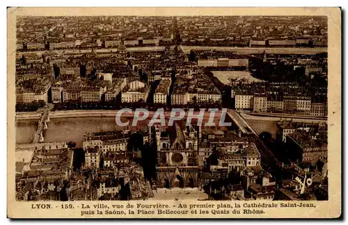 Ansichtskarte AK Lyon La ville vue de Fourviere