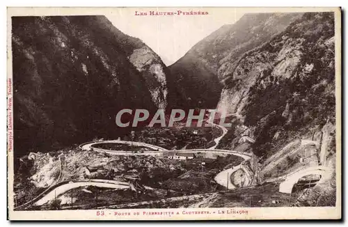 Cartes postales Route de Pierrefitte a Cautertes Le Limacon