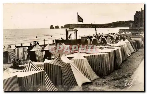 Hendaye Ansichtskarte AK La plage et les deux jumeaux