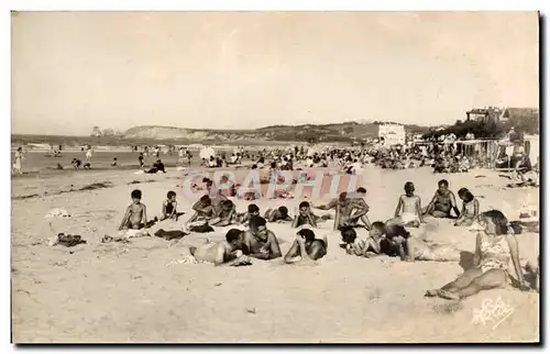 Hendaye Ansichtskarte AK La plage et les deux jumeaux