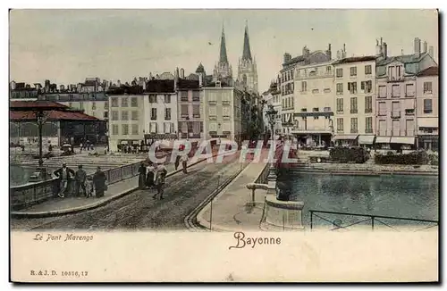 Bayonne Ansichtskarte AK Le pont Marengo