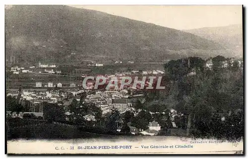 Saint Jean Pied de Port Cartes postales Vue generale et citadelle