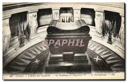 Ansichtskarte AK Paris Hotel des Invalides Tombeau de Napoleon 1er Le sarcophage