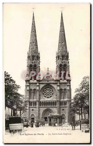 Cartes postales Paris Eglises de Paris Saint Jean Baptiste eglise armenienne Armenie