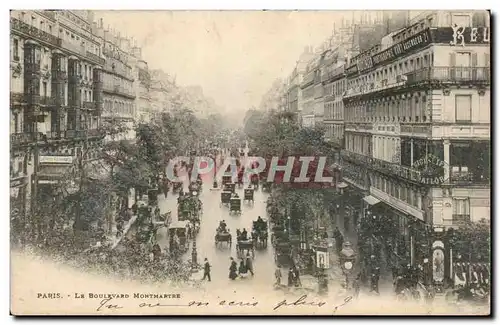 Cartes postales Paris Boulevard Montmartre